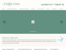 Tablet Screenshot of lidgetgreen.org